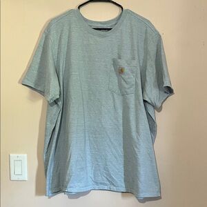 Carhartt Women's Light Gray Short Sleeve Tee